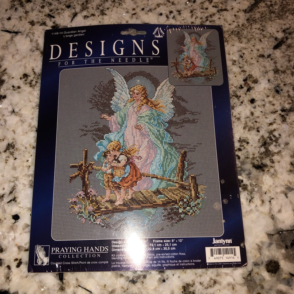 New Vintage Designs For The Needle Praying Hands Collection Cross Stitch Kit